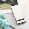 Metallclip - für Geld-/Kreditkarten - Brieftasche aus Edelstahl