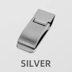 Geld-/Kreditkartenhalter / Metallclip - Edelstahl - Gravur nach Maß