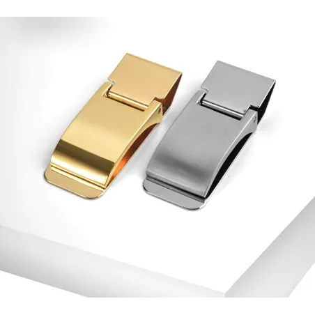 Geld-/Kreditkartenhalter / Metallclip - Edelstahl - Gravur nach Maß