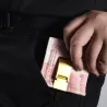 Geld-/Kreditkartenhalter / Metallclip - Edelstahl - Gravur nach Maß