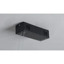 Moderner Kronleuchter - Deckenleuchte - LED - dimmbar - mit Fernbedienung - welliges Design