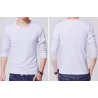 Klassisches Langarm-T-Shirt - Rundkragen