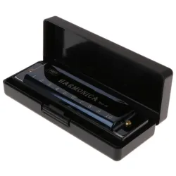 Harmonica - 10 holes - key C - musical instrument - with caseHarmonica