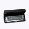 Stainless steel harmonica - 10 holes - with case - Swan Senior Bruce BluesHarmonica