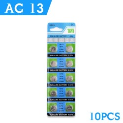 AG13 - 1.55V - alkaline cell battery - 10 pieces