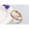 Luxurious ring with cubic zirconia - stainless steel - 4mmRings