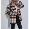 Classic plaid shirt - long sleeve - with buttons / pocketsJackets