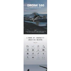 S80 - WiFi - FPV - 4K Dual Camera - Foldable - RC Quadcopter - RTFDrones