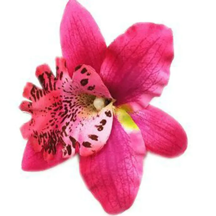 Modische Haarspange - Handarbeit - Blumenorchidee