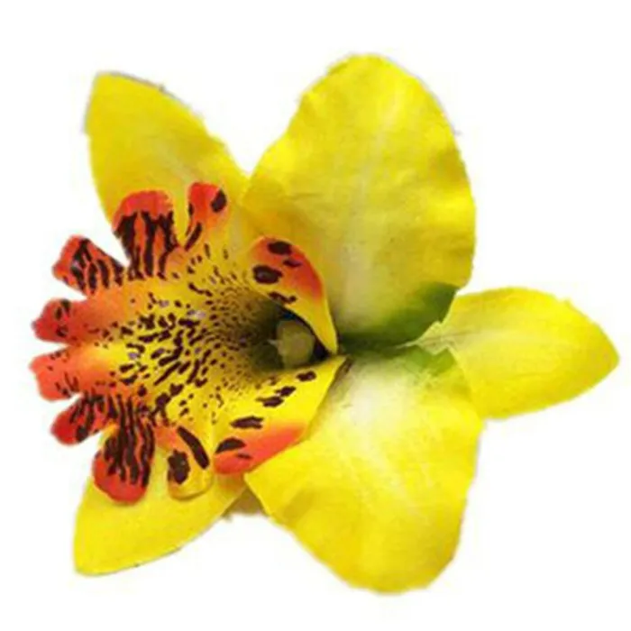 Modische Haarspange - Handarbeit - Blumenorchidee