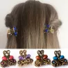 Crab / butterfly shaped retro hair clip - with crystalsHair clips