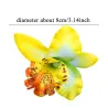 Modische Haarspange - Handarbeit - Blumenorchidee