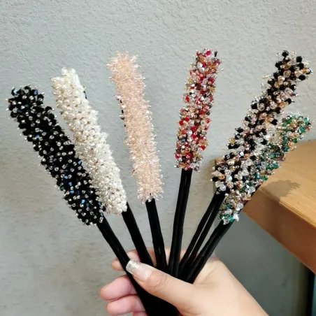 Crystal headband - hair decoration - with pearls / crystalsHair clips