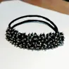 Kristallstirnband - Haarschmuck - mit Perlen / Kristallen