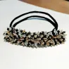 Kristallstirnband - Haarschmuck - mit Perlen / Kristallen