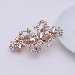 Kristallschmetterling - elegante Haarspange