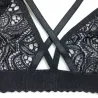 Sexy lace bra - cross front strapsLingerie
