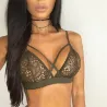 Sexy lace bra - cross front strapsLingerie