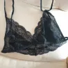 Sexy lace bra - deep V-neck - short topLingerie