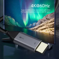 4K USB-C-zu-DP-Kabel - Displayport - HDTV - 60Hz