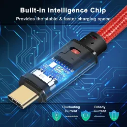 Fast charging / data transfer cable - USB 3.1 - type-C - PD - 100W - 40Gbps - 4K - HDCables