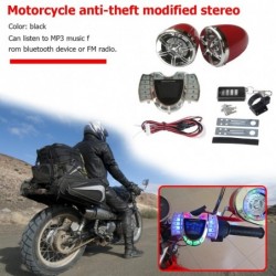 Motorrad-Stereolautsprecher - Radio - wasserdicht - Mikrofon - Bluetooth - USB - LED
