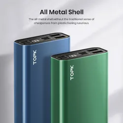 I2006P - Powerbank - Externes Akkuladegerät - Dual Ports - LED - 10000mAh / 20000mAh