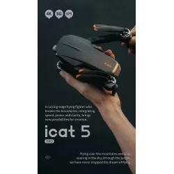 SMRC icat5 - GPS - 5G - WiFi - FPV - 4K HD Camera - Foldable - RC Drone Quadcopter - RTFDrones