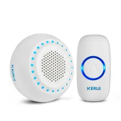 M523 - Funk-Türklingel-Kit - mit Touch-Taste / 32 Töne - wasserdicht - LED