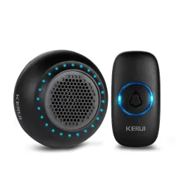 M523 - Funk-Türklingel-Kit - mit Touch-Taste / 32 Töne - wasserdicht - LED