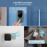 KERUI - 1080P - Smart WiFi-Türklingel - Glockenspiel - 2MP-Kamera - Video-Gegensprechanlage