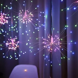 Weihnachtsgirlande - dekorative Lichterketten - Feuerwerkslichter - 3M - 500 LED
