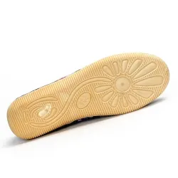 Classic flat loafers - slip-on sneakers - with floral printShoes