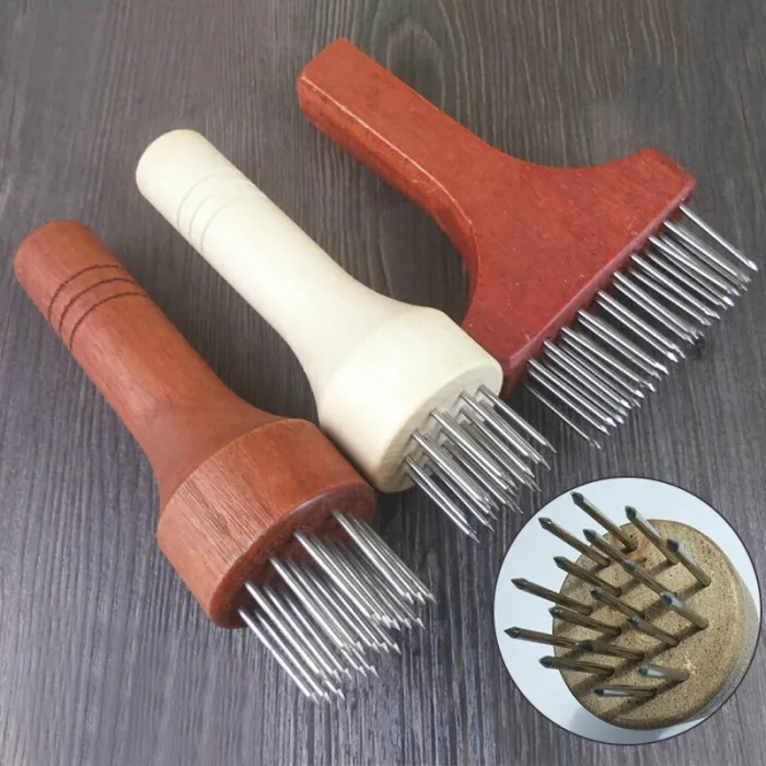 Nadelhammer - Edelstahlstößel - für Schweinebauchhaut