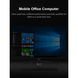 CHUWI - LarkBox - 4K mini PC Intel Celeron - J4115 Quad Core - HD USB-C - 6GB RAM 128GB ROM - Windows 10 - desktop computerLa...