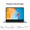 CHUWI GemiBook Pro - 14 Zoll - 2K - 12GB RAM 256GB - SSD - Windows 10 - Computer mit Hintergrundbeleuchtung / Tastatur