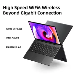CHUWI GemiBook Pro - 14 Zoll - 2K - 12GB RAM 256GB - SSD - Windows 10 - Computer mit Hintergrundbeleuchtung / Tastatur
