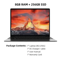 CHUWI GemiBook Pro - 14 inch - 2K - 12GB RAM 256GB - SSD - Windows 10 - computer with backlit / keyboardLaptops