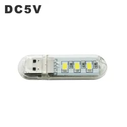 Tragbares Nachtlicht - Leselampe - LED - USB - U-Disk - 1.5W