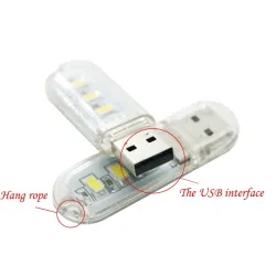 Tragbares Nachtlicht - Leselampe - LED - USB - U-Disk - 1.5W
