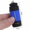 Mini-Taschenlampe - LED - USB - wiederaufladbar - wasserdicht - mit Schlüsselanhänger