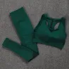 Elastic push up bra / leggings - seamless - high waist - 2 piece setFitness