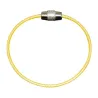 Stainless steel wire keyring - round rope - screwable connectorKeyrings