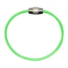 Stainless steel wire keyring - round rope - screwable connectorKeyrings