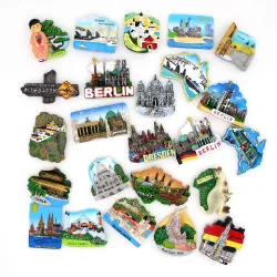 Touristische 3D Kühlschrankmagnete - Bhutan / Japan / Deutschland / Türkei / Australien / Prag