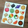 Kühlschrankmagnete in Dessertform - 16 Stück