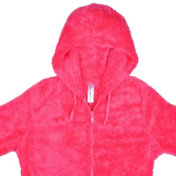 One piece pyjama - fluffy fleece warm jumpsuit - with hood / zipperLingerie