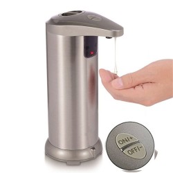 Automatic soap dispenser - stainless steel - infrared sensing