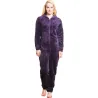 One piece pyjama - fluffy fleece warm jumpsuit - with hood / zipperLingerie