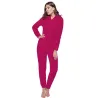 One piece pyjama - fluffy fleece warm jumpsuit - with hood / zipperLingerie